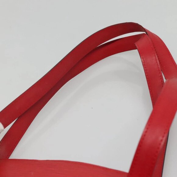 LOUIS VUITTON Epi Lussac Shoulder Bag Red M52287 LV Auth 116939 - Picture 9 of 16